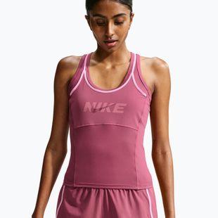 Tricou de antrenament pentru femei Nike One pink smoke/pink rise/mystic dates/white