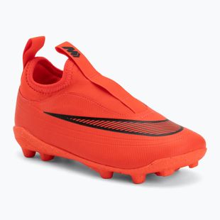 Încălțăminte de fotbal pentru copii Nike Jr. Mercurial Vapor 17 Club PS bright crimson/blur