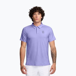Tricou de tenis pentru bărbați Nike Court Advantage purple pulse/gridiron