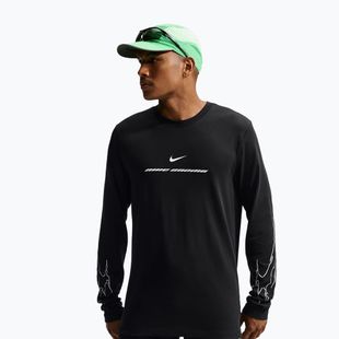 Longsleeve de alergare pentru bărbați Nike Dri-Fit black