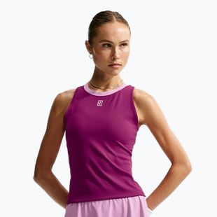 Tricou de tenis pentru copii Nike Court Advantage true berry/white