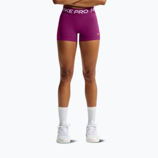 Pantaloni scurți pentru femei Nike Pro Mid-Rise Biker 3" true berry/white