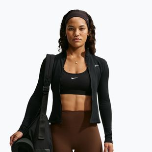 Colanți pentru femei Nike One High Waisted Flared cacao wow/white