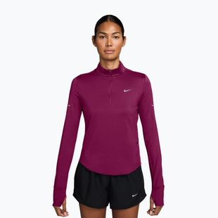 Bluză pentru femei de alergare Nike Swift Dri-FIT UV 1/4-Zip true berry