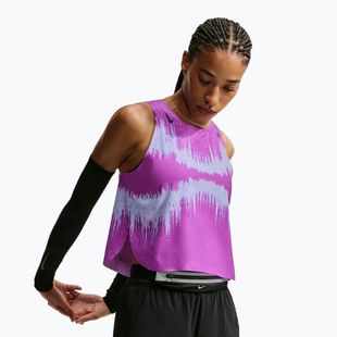 Tricou de alergare pentru femei Nike AeroSwift vivid purple/purple dynasty