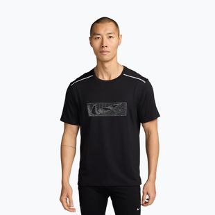 Tricou de alergare pentru bărbați Nike Miler black