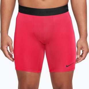 Pantaloni scurți de antrenament pentru bărbați Nike Pro Dri-Fit Fitness Long laser crimson/black