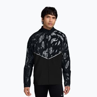 Geacă de alergare pentru bărbați Nike Miler Repel UV Printed black/black