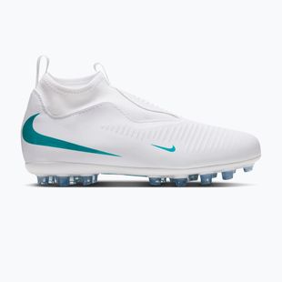 Încălțăminte de fotbal pentru copii Nike Phantom 6 High Academy AG white/white/dusty cactus