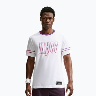 Tricou pentru bărbați Nike Court Dri-FIT Cotton white