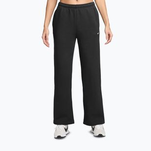 Pantaloni pentru femei Nike Studio Fleece total black/sail