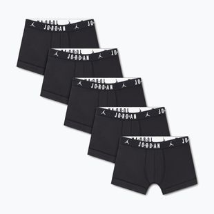 Boxeri bărbați Nike Jordan Cotton Trunk 5 bucăți Negri