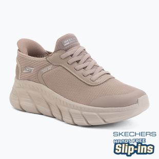 Încălțăminte pentru femei SKECHERS Bobs B Flex Hi Linear Force gray