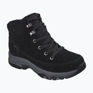 Ghete pentru femei SKECHERS Trego Snow Breeze Black