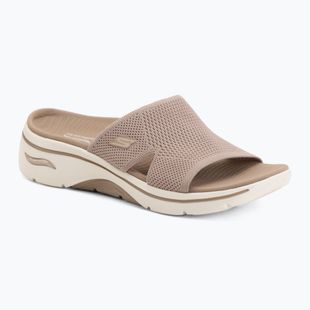 Papuci pentru femei SKECHERS Go Walk Arch Fit 2.0 Dakota brown