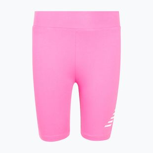 Pantaloni scurți pentru copii New Balance Stacked Logo Cycle pink satin