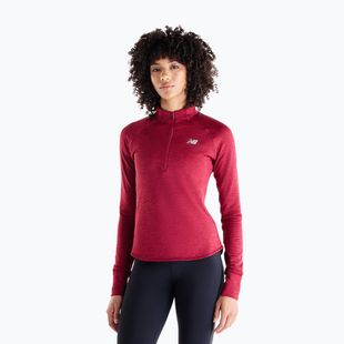 Longsleeve de alergare pentru femei New Balance Athletics Heat Grid 1/2 Zip podium red