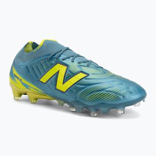 Încățăminte de fotbal New Balance Tekela Elite Low V5 FG metallic blue/alkaline green/team navy
