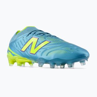 Încățăminte de fotbal New Balance Tekela Elite Low V5 FG metallic blue/alkaline green/team navy