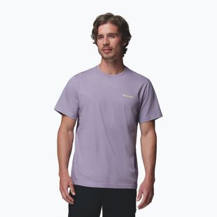 Tricou pentru bărbați Columbia CSC Basic Logo Back Tee shale purple/linework c badge