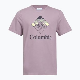Tricou pentru bărbați Columbia CSC Seasonal Graphic shale purple/heavenly stacked gem