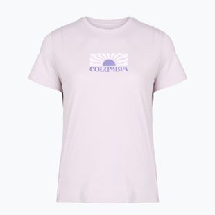 Tricou pentru femei Columbia Ruby Springs Graphic Fitted lavender pearl/brandrise