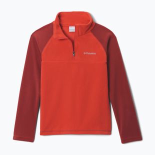 Bluză fleece pentru copii Columbia Glacial Half Zip super sonic/red oxide