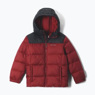 Geacă izolată pentru copii Columbia Puffect Hooded Red Oxide/Black