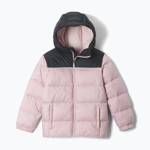 Geacă izolată pentru copii Columbia Puffect Hooded Mineral Pink/Black