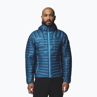 Geacă cu puf pentru bărbați Columbia Endevour Mountain Down Hooded phoenix blue