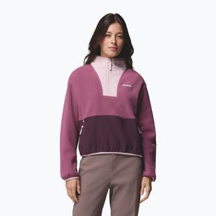 Bluză fleece pentru femei Columbia Sequoia Grove II Half Zip Fleece Antique Mauve/Moonvista/Mineral Pink