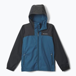 Geacă de ploaie pentru copii Columbia Rainy Trails III Fleece Lined phoenix blue/black