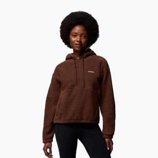 Bluză fleece pentru femei Columbia Timber Meadow MTR Fleece Hoodie tobacco