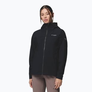 Geacă softshell pentru femei Columbia Tennen Mountain Hooded Softshell black