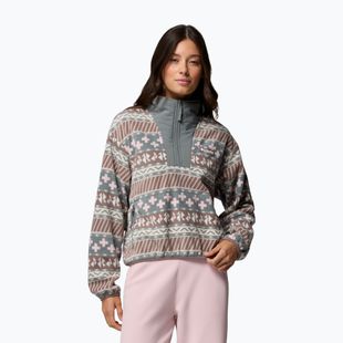 Bluză fleece pentru femei Columbia Sequoia Grove II Printed Half Zip Iron Wizard Island
