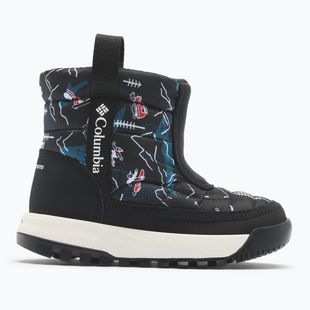 Ghete pentru copii Columbia Youth Snowtrot Mid Black/Black Mountopia