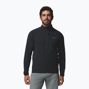 Bluză fleece pentru bărbați Columbia Superior Summit Grid Full Zip black