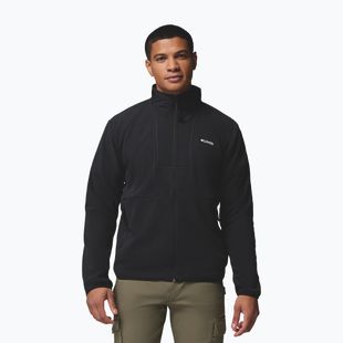 Bluză fleece pentru bărbați Columbia Sequoia Grove II Full Zip Fleece black