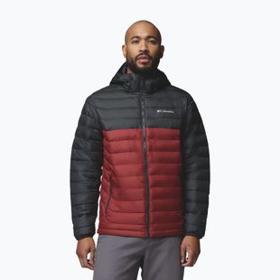 Geacă pentru bărbați Columbia Powder Lite II Hooded red oxide/shark