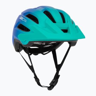 Cască de bicicletă pentru copii Giro Fixture II matte aqua green/blue jewel fade