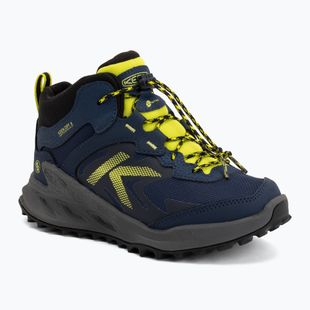 Încălțăminte de trekking pentru copii KEEN Zionic Mid Wp naval academy/evening primrose