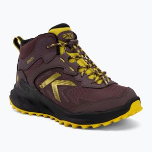 Încălțăminte de trekking pentru copii KEEN Zionic Mid Wp huckleberry/mango mint