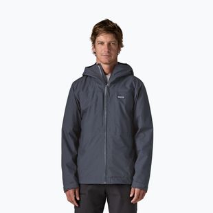 Geacă de ploaie pentru bărbați Patagonia Insulated Boulder Fork Rain smolder blue