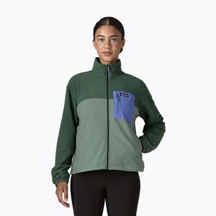 Bluză fleece pentru femei Patagonia Micro D Patch Pocket cover green