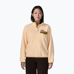Bluză fleece pentru femei Patagonia Lightweight Synchilla Snap-T Pullover natural