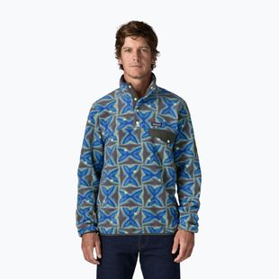 Bluză fleece pentru bărbați Patagonia Lightweight Synchilla Snap-T Pullover deep freeze: forge grey