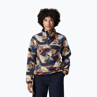 Bluză fleece pentru femei Patagonia Lightweight Synchilla Snap-T Pullover smudge: smolder blue