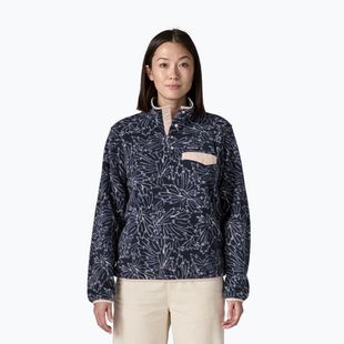 Bluză fleece pentru femei Patagonia Lightweight Synchilla Snap-T Pullover saxifrage: sunken blue