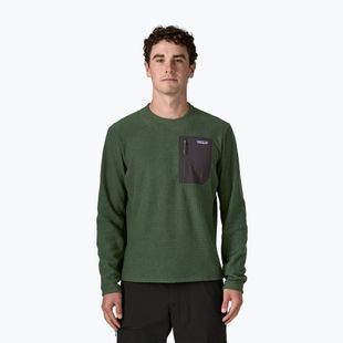 Bluză pentru bărbați Patagonia R1 Air Crew treeline green
