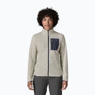 Bluză fleece pentru femei Patagonia R1 Air birch white